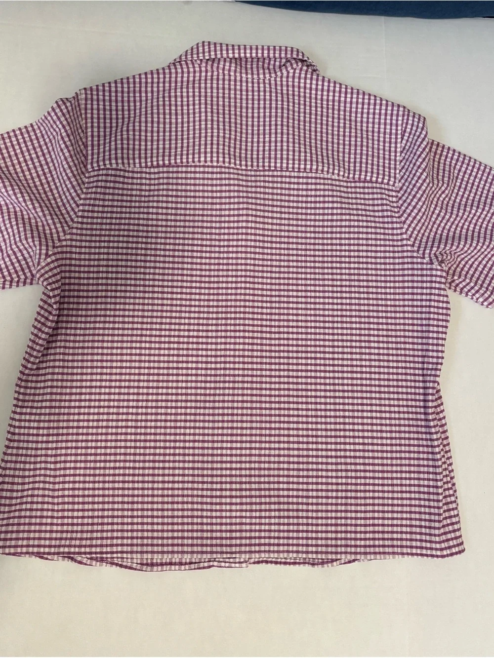 Levi’s Women’s XL Purple Gingham Button Front Shirt NWOT